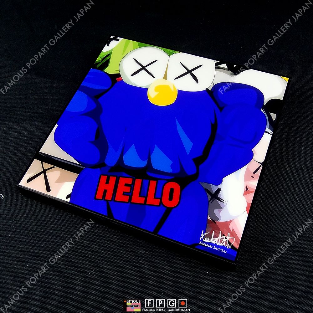 KAWS / BFF-HELLO- / カウズ [ポップアートパネル / Keetatat