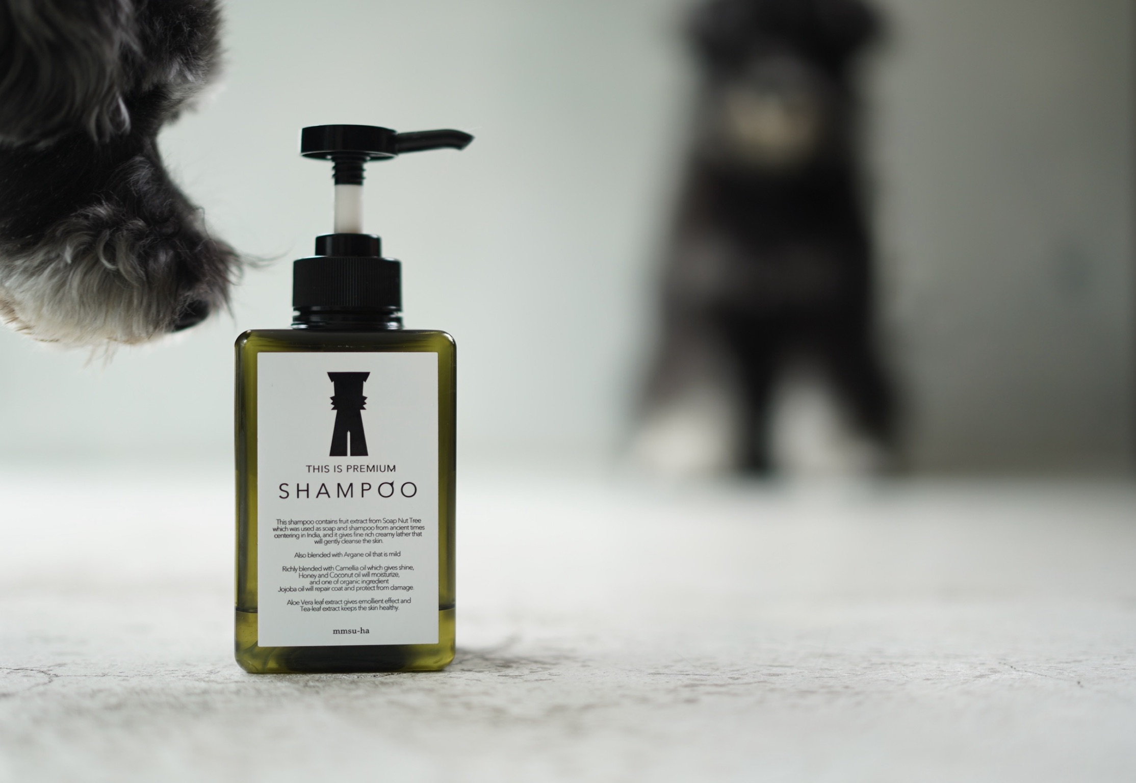 シュナウザーの為のシャンプー/mmsu-haプレミアムシャンプー400ml