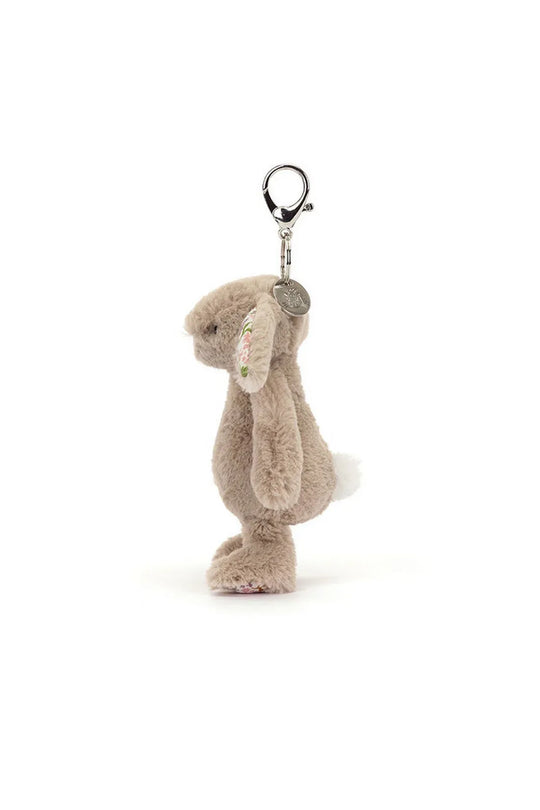 Jellycat Blossom Beige Bunny 'Petal' Bag Charm Online - mothercare