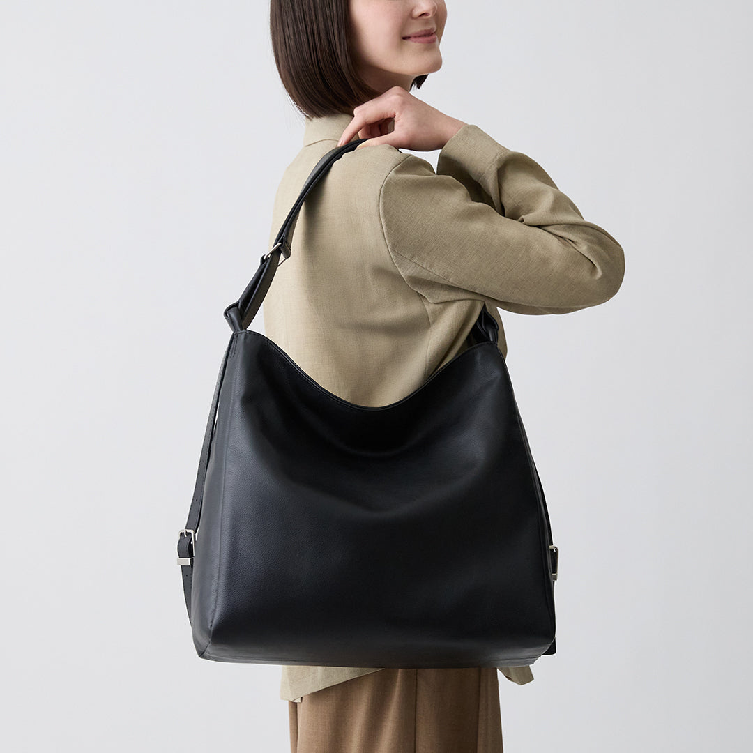 Yozora 2 Way Bag L (Nappa Milling) – マザーハウス 公式サイト