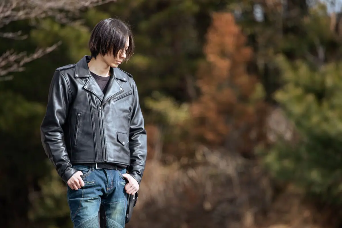 デグナー レザージャケット ライダースジャケット 羊革 革ジャン