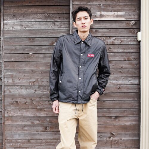 待望の再再々入荷！ CLAY SMITHのレザーコーチジャケット登場