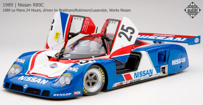1989 Nissan R89C 1:18 Models By Exoto - Motorsport Retro