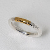 RT-01 TSUKI TO TAIYO RING(24K GOLD ACCENT) / 月と太陽 リング