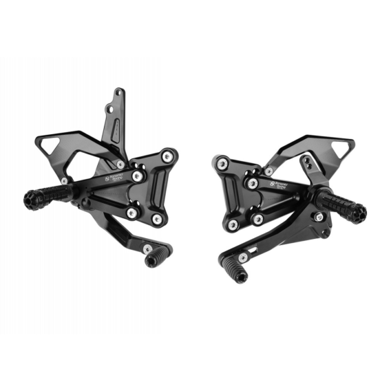 Motovation USA > Bonamici Racing Adjustable Rearsets for Kawasaki