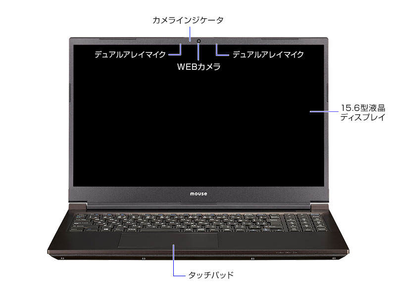 mouse K5-WA2 [ Windows 11 ] Core i7 アウトレット ノートパソコン