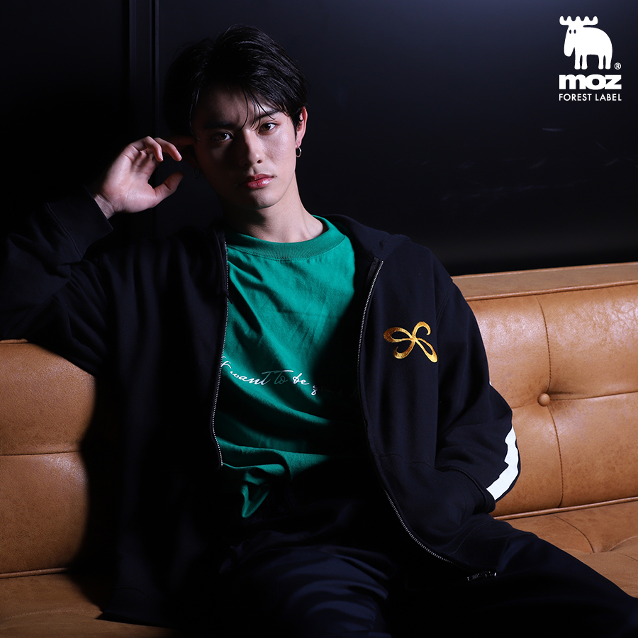 前田拳太郎 × moz FOREST LABEL コラボZIPパーカー