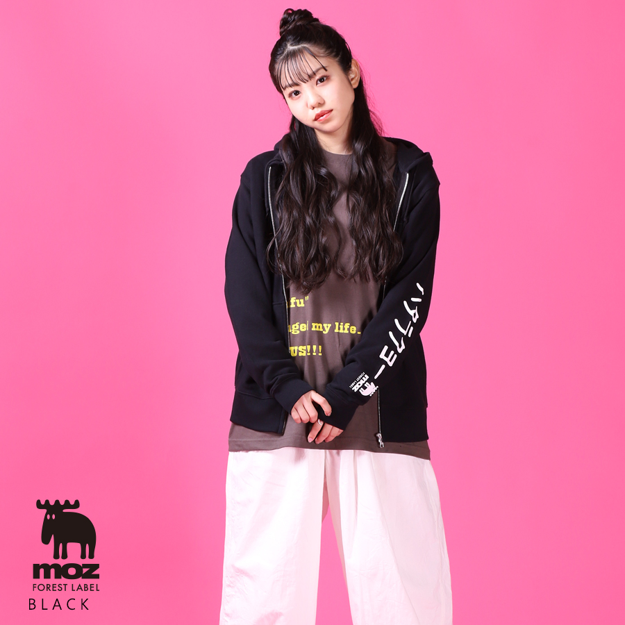 佐藤日向 × moz FOREST LABEL コラボZIPパーカー