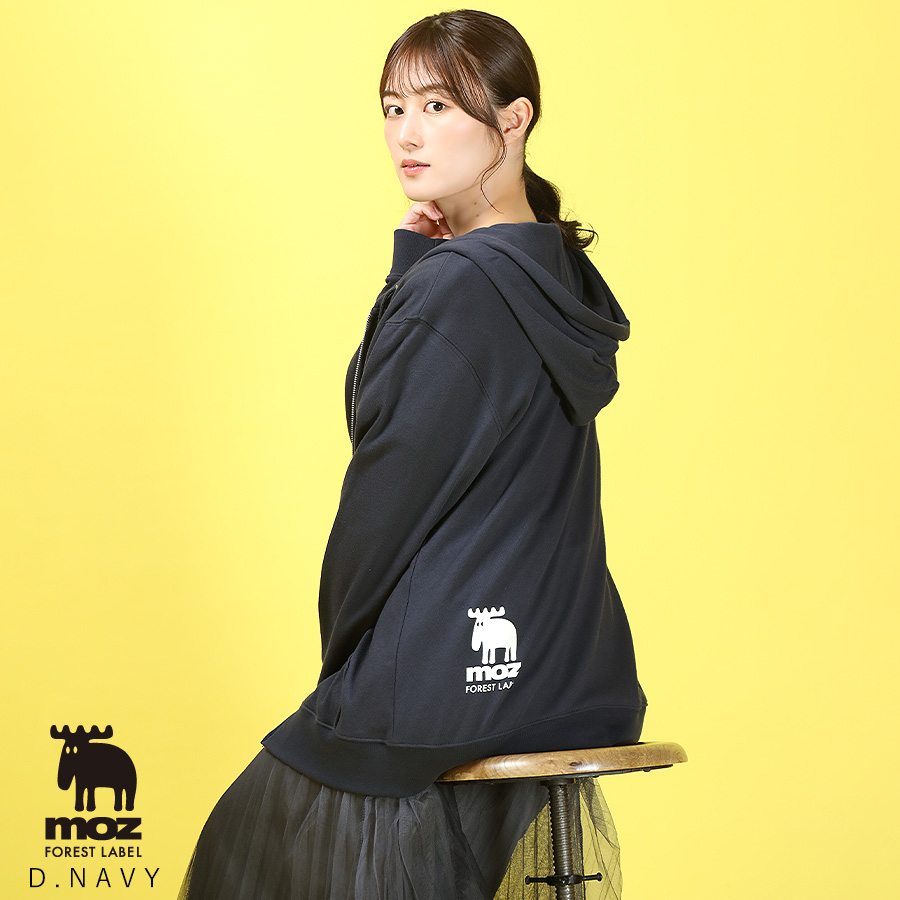 高月彩良 × moz FOREST LABEL コラボZIPパーカー