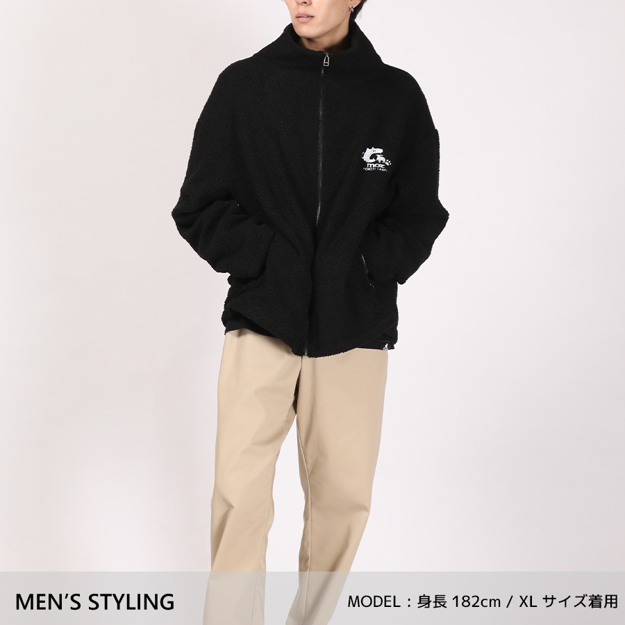 月音こな×moz FOREST LABEL コラボ ボアジャケット