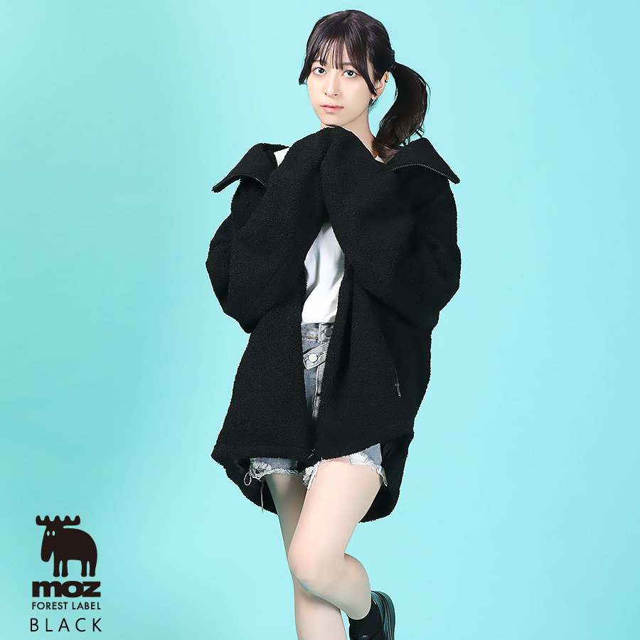 月音こな×moz FOREST LABEL コラボ ボアジャケット
