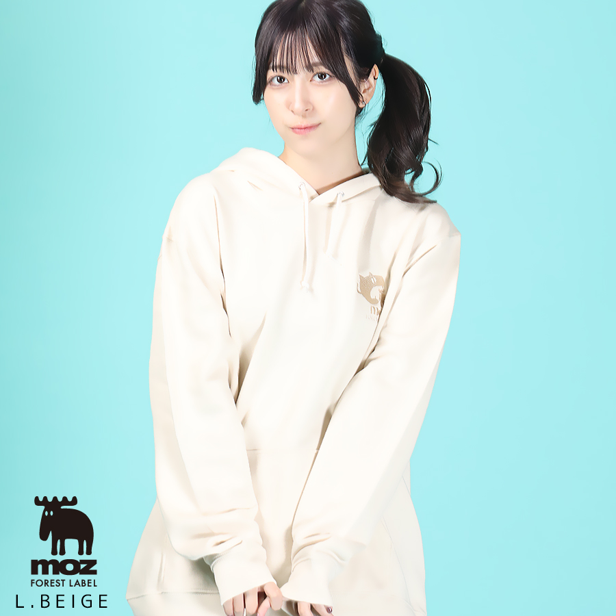 月音こな×moz FOREST LABELコラボプルオーバーパーカー