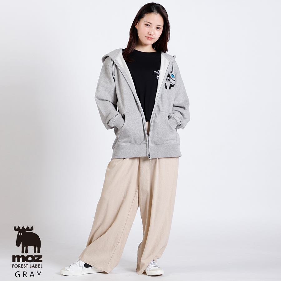 北香那×moz FOREST LABEL コラボZIPパーカー