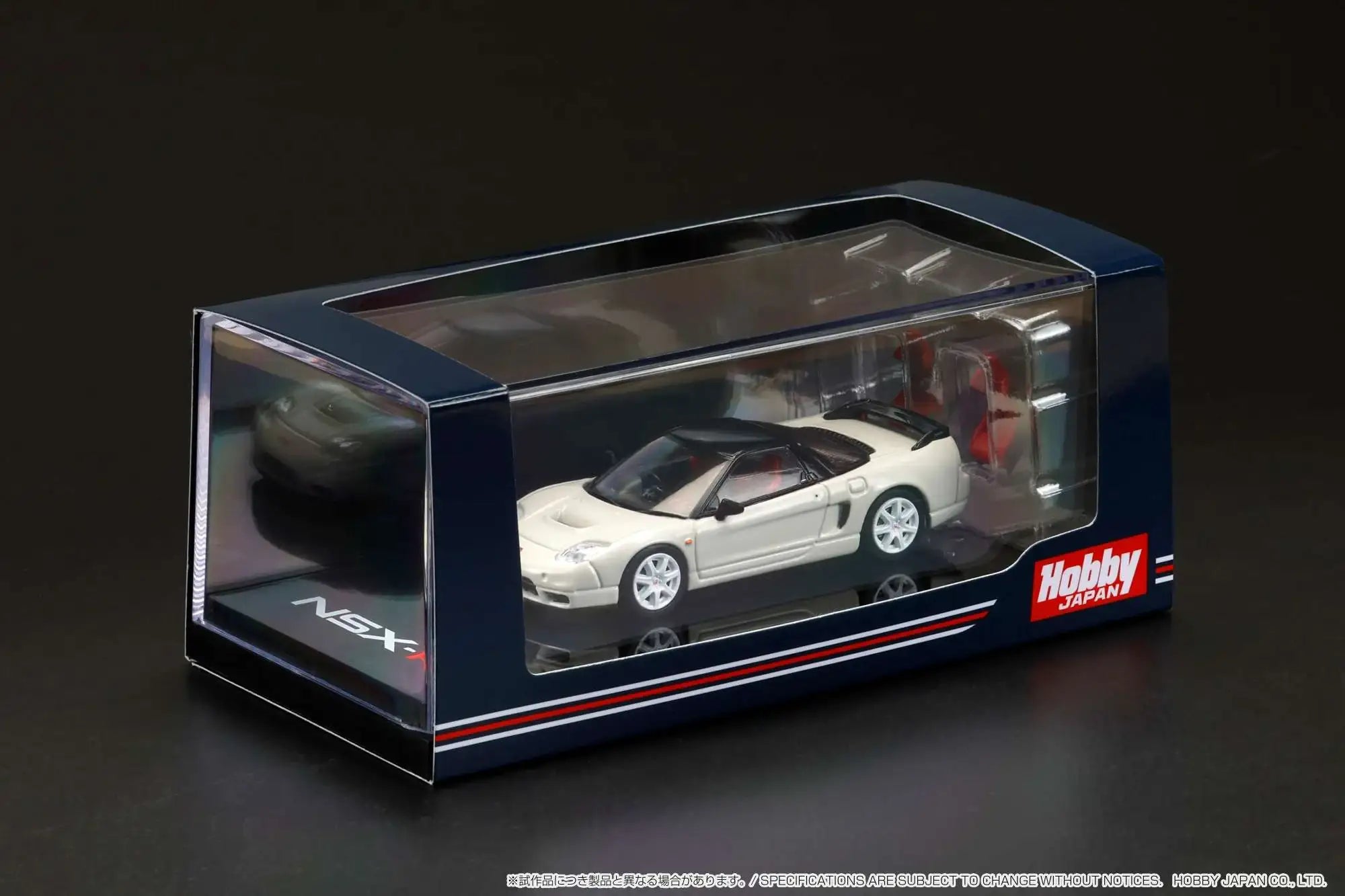 Hobby Japan 1/64 Honda NSX-R (NA2) with Genuine Seats Display