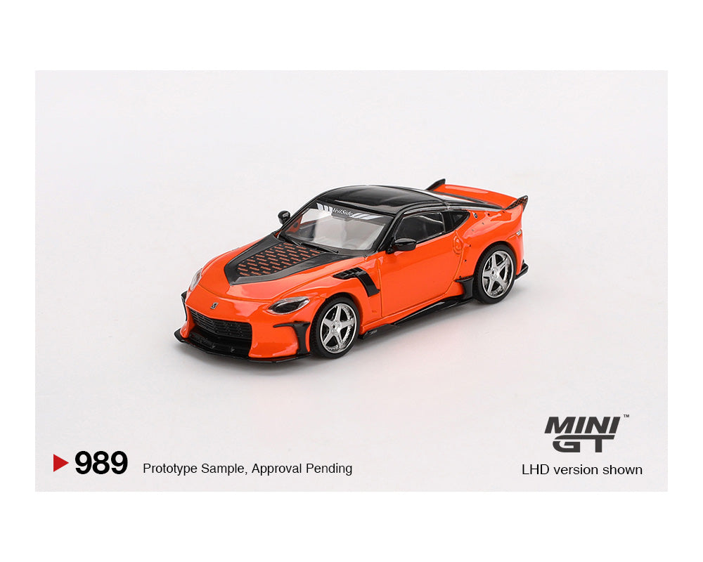PREORDER* MINI GT 1:64 Nissan Z VeilSide FFZ400 in Orange – Model