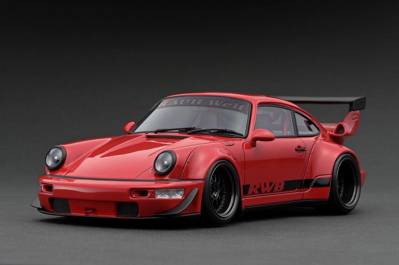 Ignition Model 1:18 Porsche 964 RWB in Red – Model Cars Houston