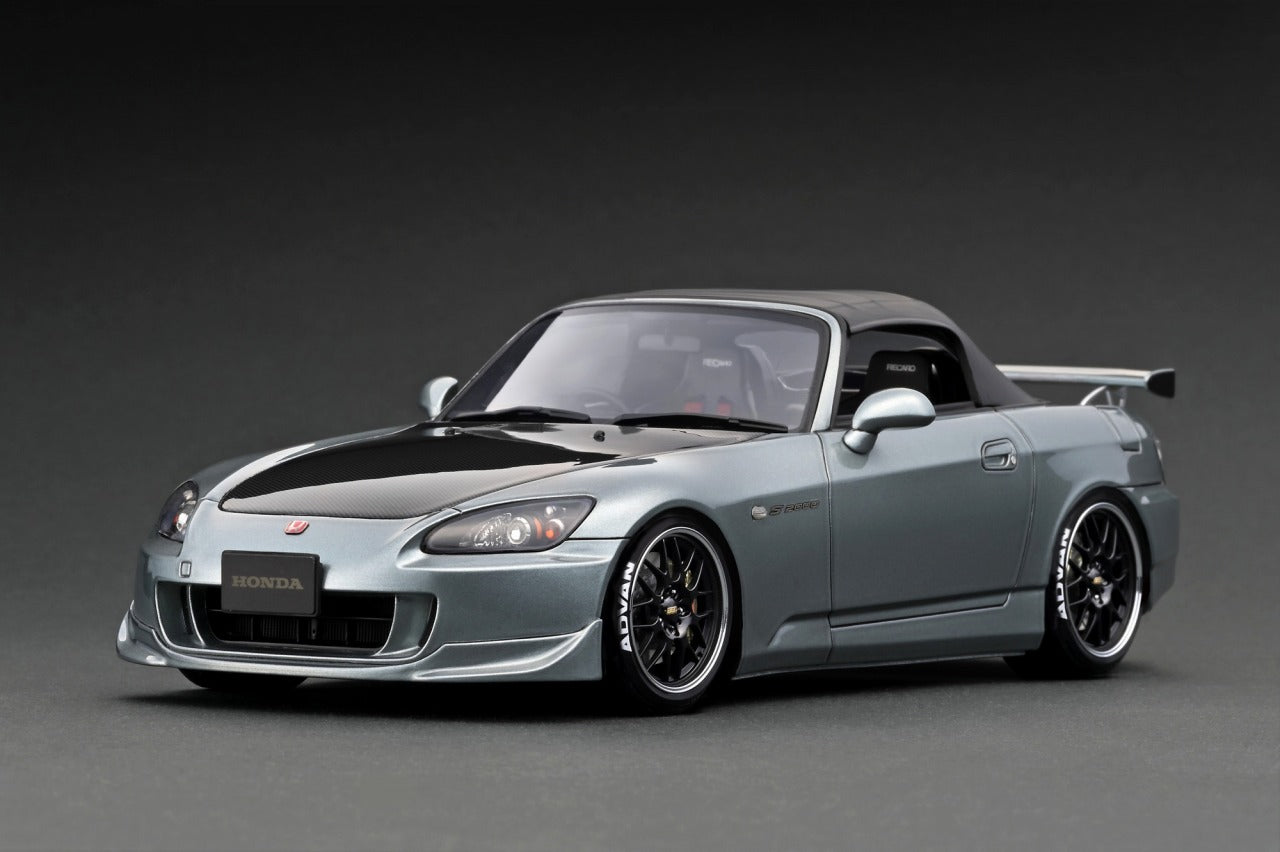 Ignition Model 1:18 Honda S2000 (AP2) in Dark Silver with Carbon
