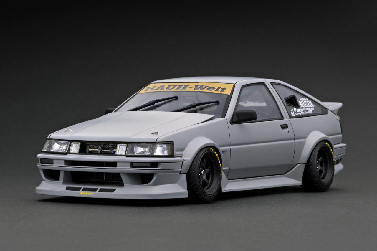Ignition Model 1:18 Toyota AE86 RWB in Matte Gray – Model Cars Houston
