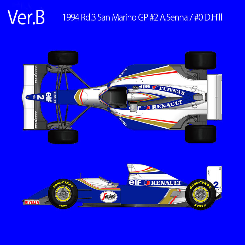 1/43scale Multi-Material Kit : Williams FW16