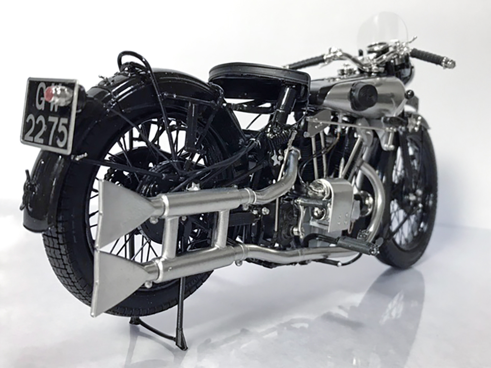 1/9scale Brough Superior SS100 / SS100 [1926] built by Michio