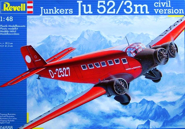 Junkers Ju 52/3m Civil Version, Revell Nr. 04558 - Modellversium