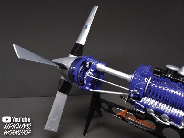 Allison Prop Jet 501-D13 Engine (1/10) (fs)