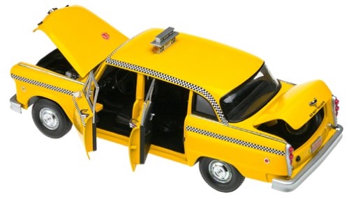 翌日発送 迫力満点‼️KING YELLOW CAB 1/18スケール 迫力満点‼️KING