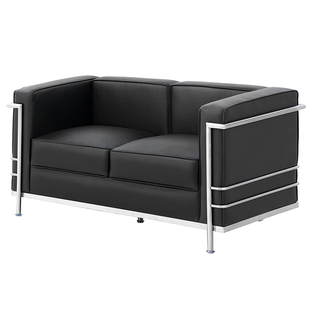 幅130cm] 2人掛けデザイナーズソファ ル・コルビジェ LC2 名作 リ