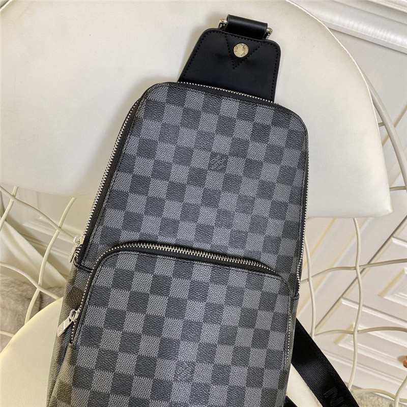 ルイヴィトン ボディバッグ メンズ パロディ風 LOUIS VUITTON ダミエ