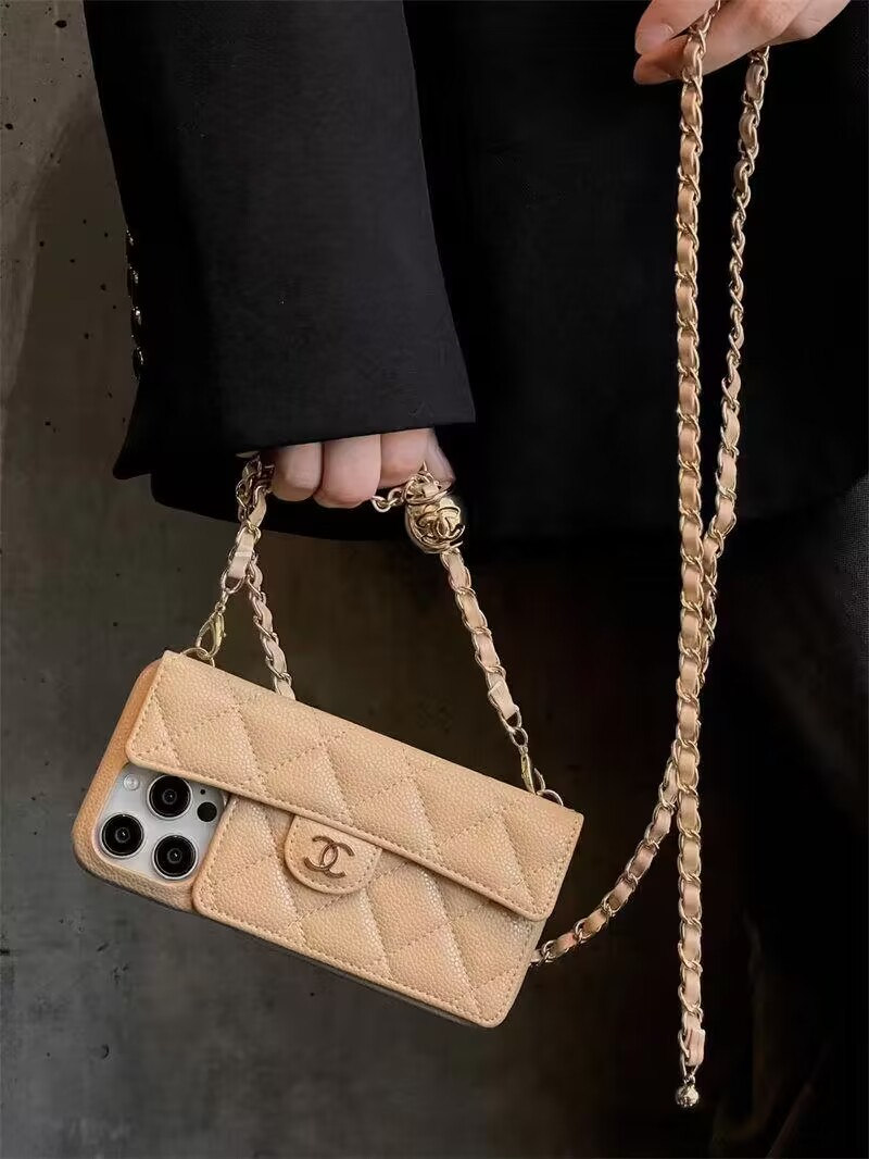 chanel スマホ ショルダー シャネル アイフォン17/17proケース