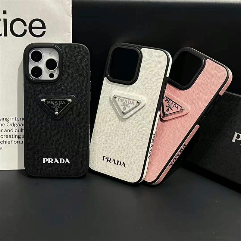 スマホケース プラダ サフィアーノレザー prada iphone16 ケース