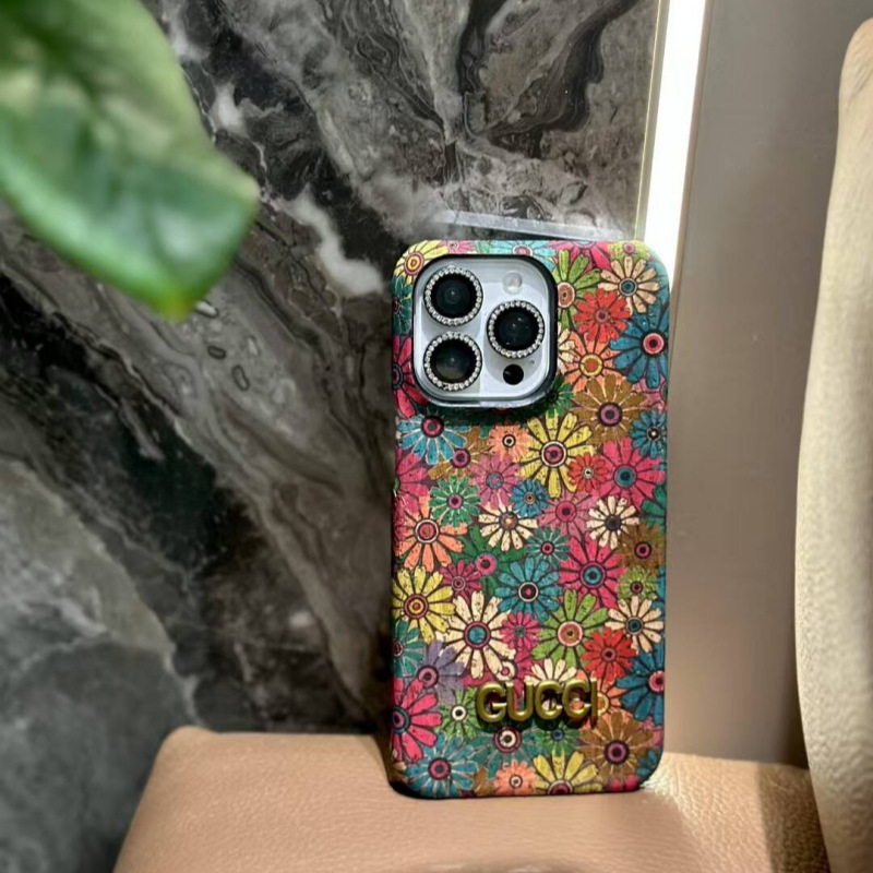 gucci iphone17 ケース 花柄 グッチ アイ フォン ケース スマホケース