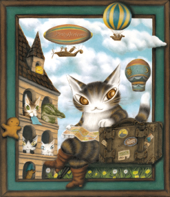 猫のダヤン40周年「ダヤンの不思議な旅」池田あきこ原画展 東京・松屋