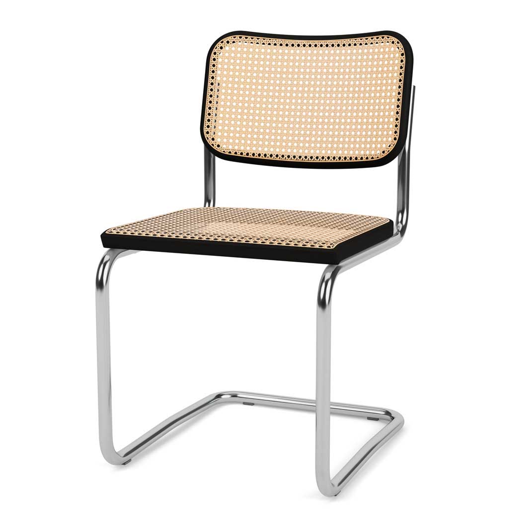 Knoll チェスカチェア アームレス 機械張り ブラックビーチ