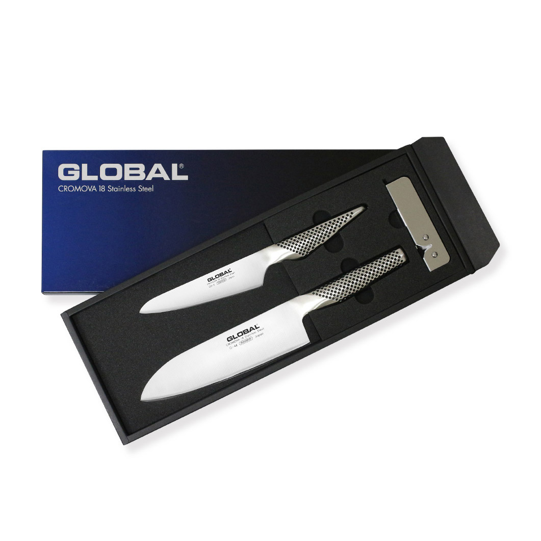 グローバル 三徳包丁 3点セット(三徳包丁 3点セット)：キッチン