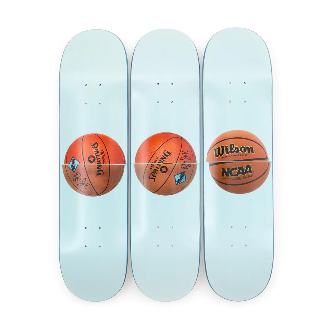 ジェフ・クーンズ：Three Ball 50／50 Tank スケートボード 3枚セット