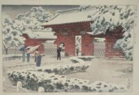 本郷赤門の雪 - 東京国立近代美術館