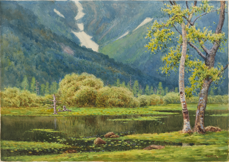 穂高山の麓 - 東京国立近代美術館