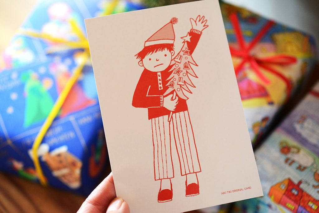 無料】クリスマスギフトラッピングのご案内＋メッセージカード