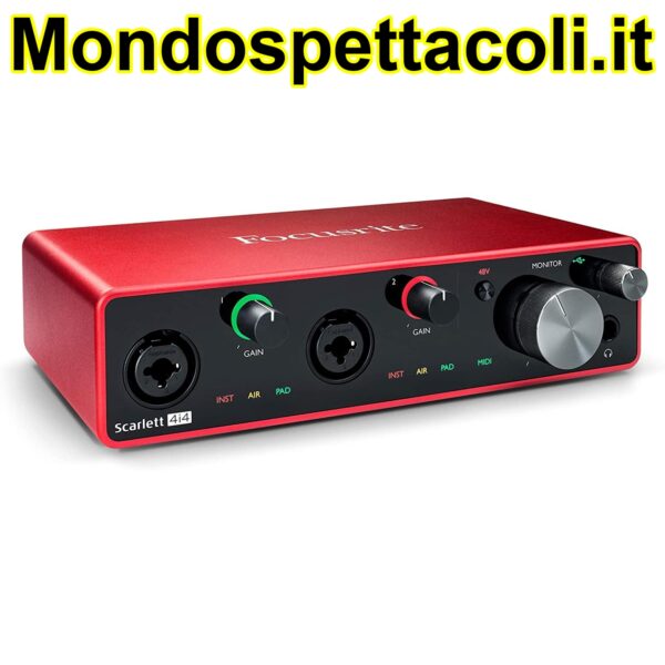 Focusrite Scarlett Solo 3rd Gen su Mondospettacoli.it - Ingrosso
