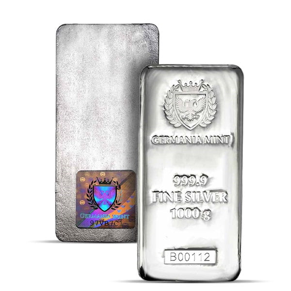 Germania Mint Kilo Silver Bar - 1 Kilogram (32.151 Troy Oz), .9999
