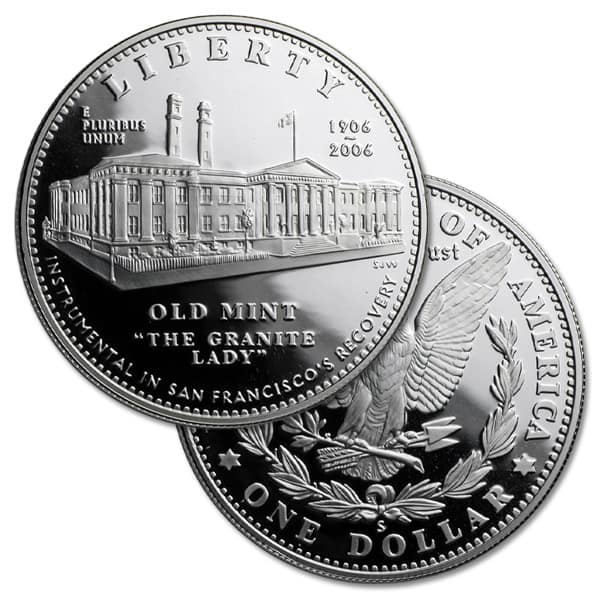 2006-S San Francisco Old Mint $1 Silver Commemorative Proof Coin