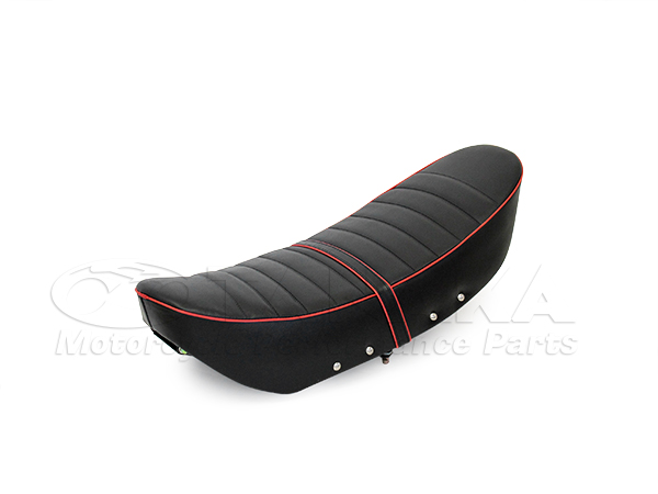 460Wダックス用 バナナシート ブラック×レッドパイピング｜ モンキー