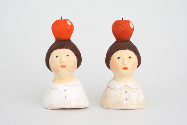 にしおゆき 陶製人形 りんごのトルソ｜和食器の通販 monsen