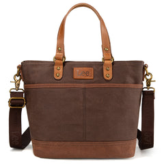 LEE51-003 LEE Denim Waxed Canvas Tote/Shoulder Bag/Crossbody