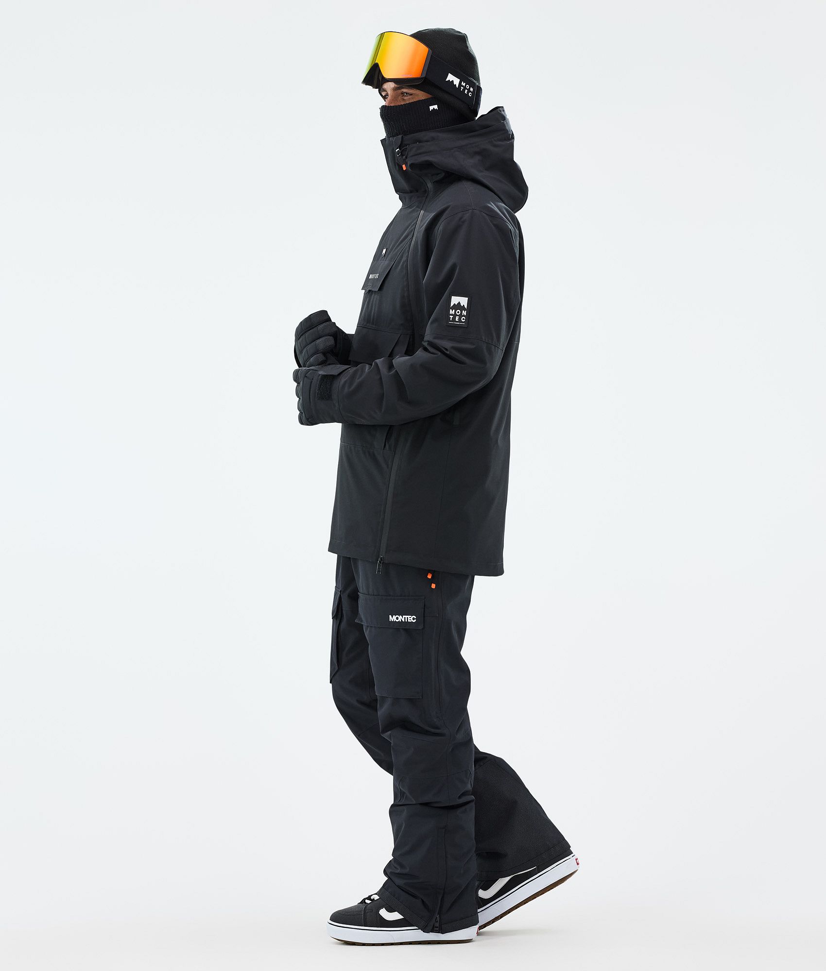 Montec Doom Snowboard Jacket Men Black | Montecwear.com