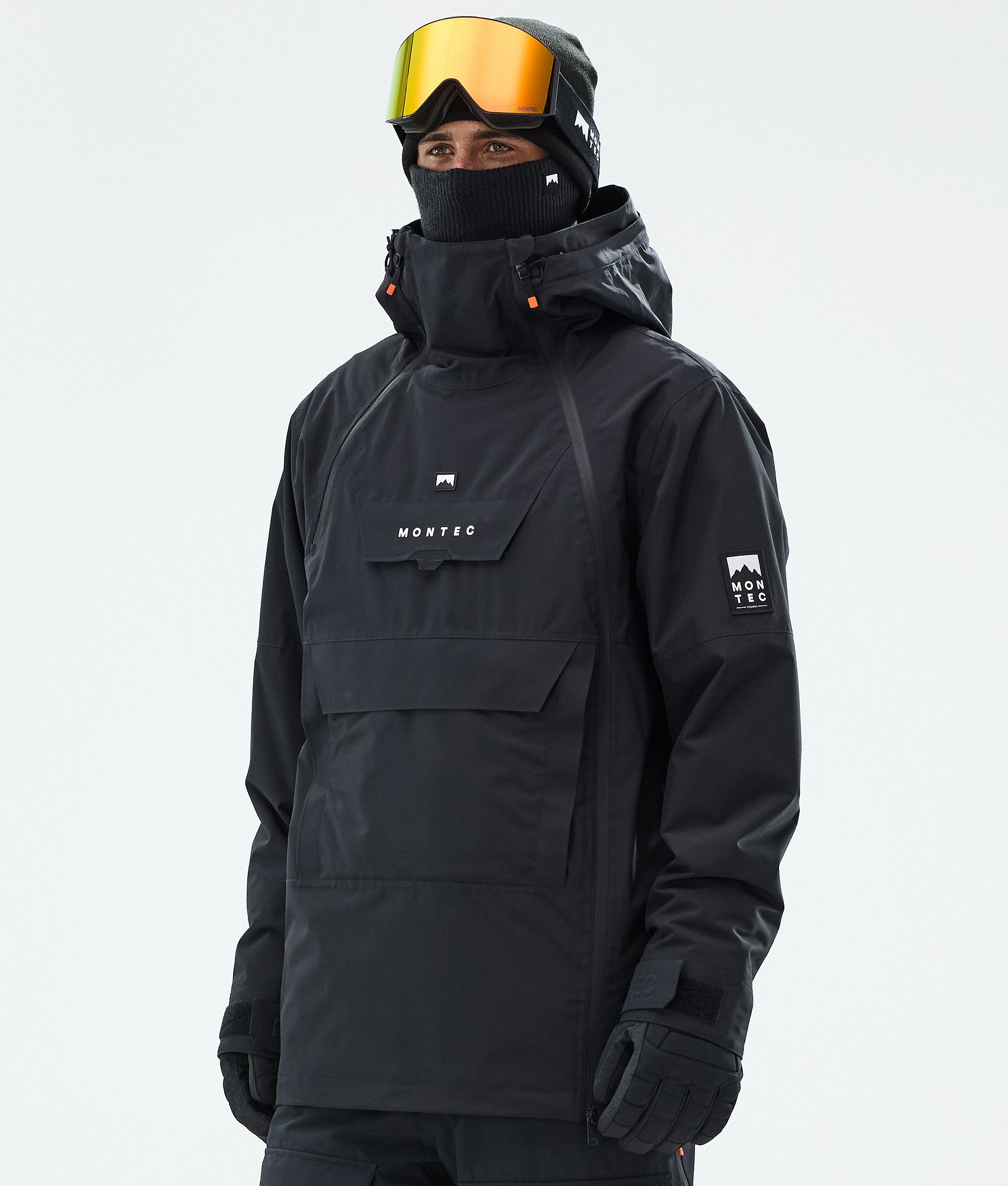 Montec Doom Snowboard Jacket Men Black | Montecwear.com