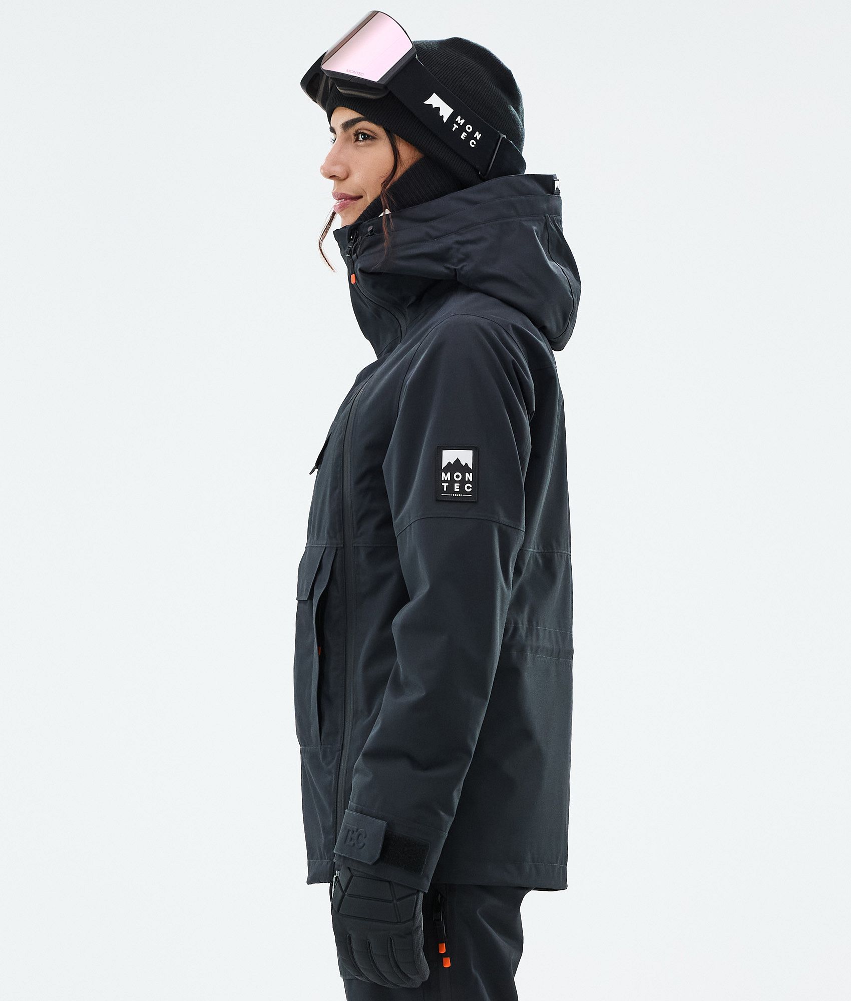 Montec Doom W Snowboard Jacket Women Black | Montecwear.com