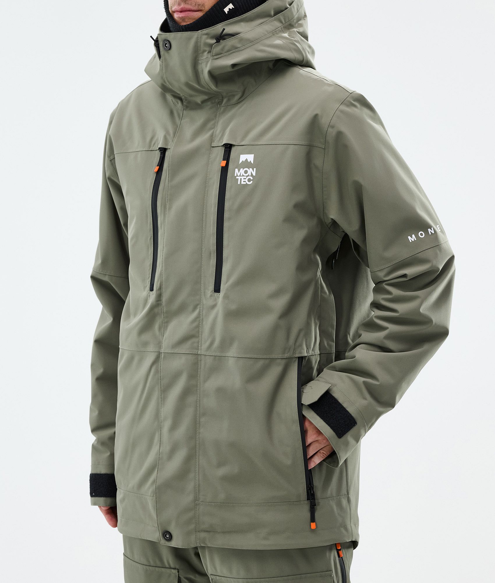 Montec Fawk Snowboard Jacket Men Greenish | Montecwear.com