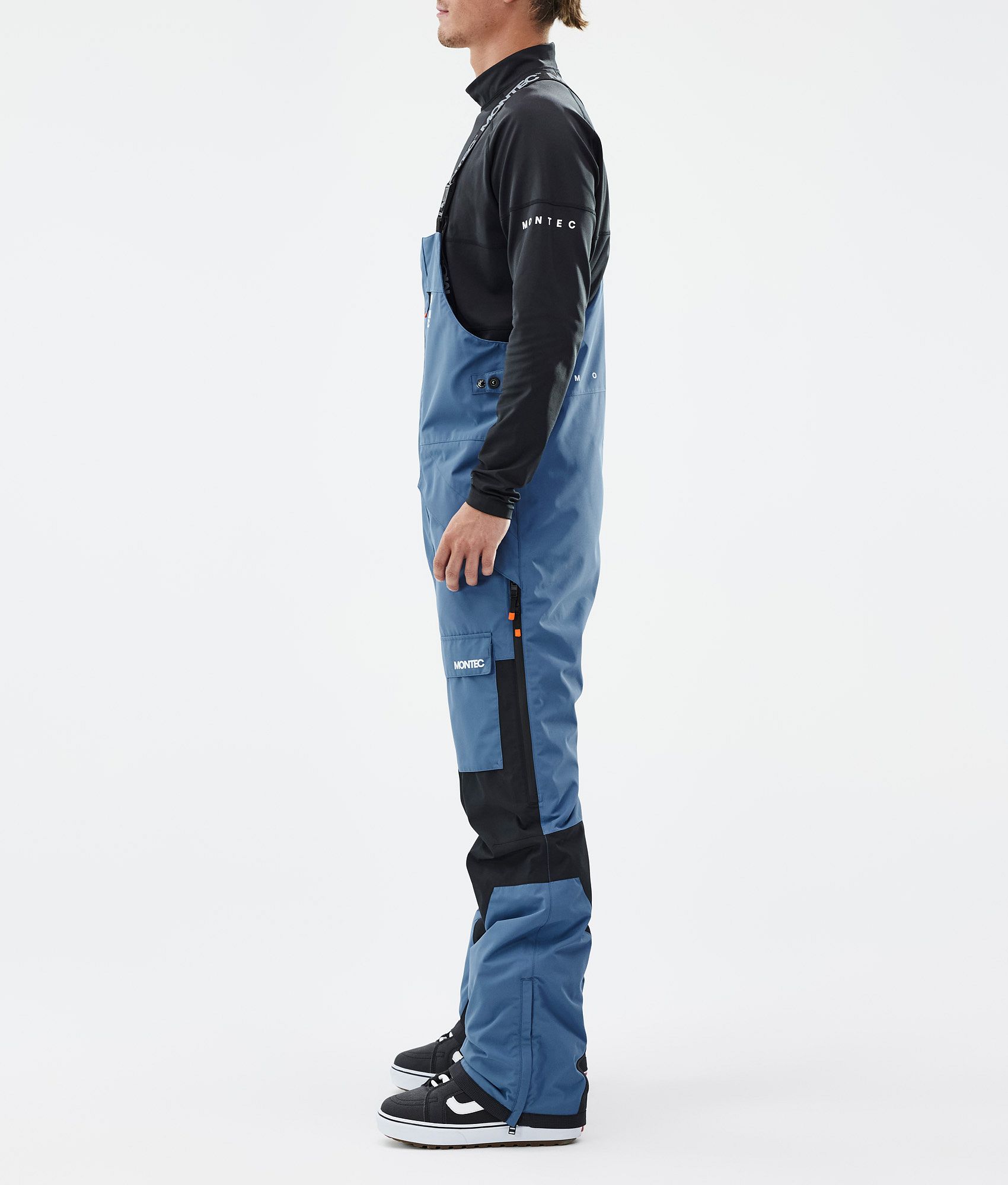 Montec Fawk Snowboard Pants Men Blue Steel/Black | Montecwear.com